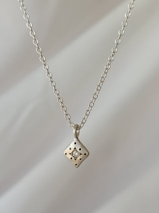 Silver Night Charm Necklace
