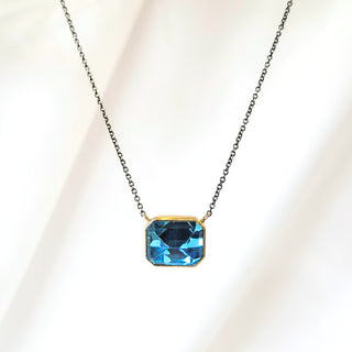 Sky Blue Topaz Necklace