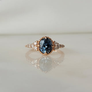 Montana Sapphire and Diamond Ring