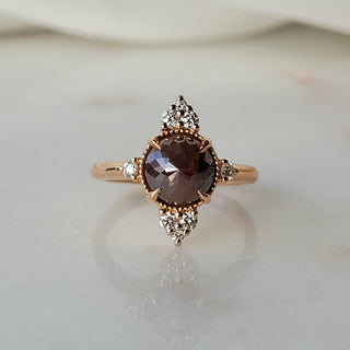 Reddish Brown Diamond Ring
