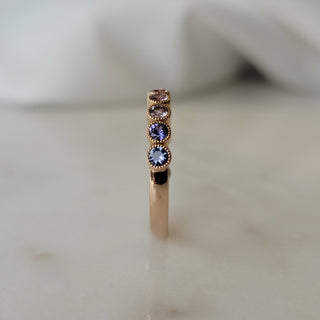 Ombre Sapphire Band