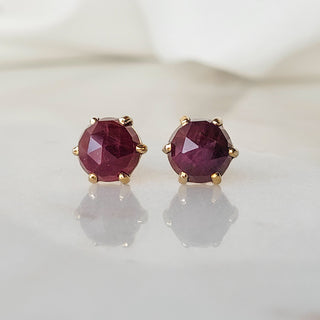 Ruby Stud Earrings