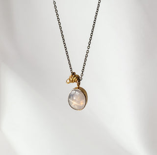 Grey Star Sapphire Necklace