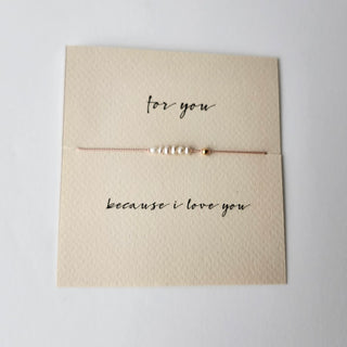 "Because I Love You" Bracelet