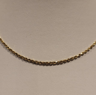 14K Yellow Gold Heavy Rope Chain