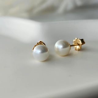 Pearl Stud Earrings