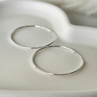 Silver Sleeper Hoops