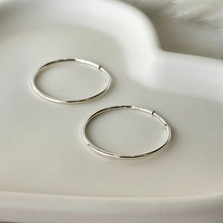 Silver Sleeper Hoops