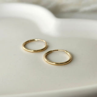 Gold Filled Sleeper Hoops