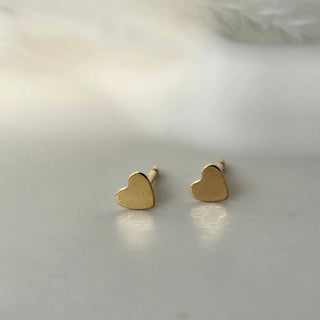 Tiny Heart Studs