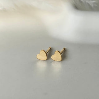 Tiny Heart Studs