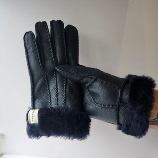 Shearling Glove - Black