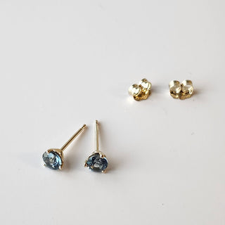 Classic Montana Sapphire Studs