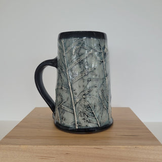 Dark Rim with Meadow Imprint Mug 4