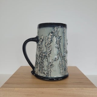 Dark Rim with Meadow Imprint Mug 3