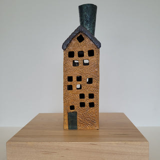 Terracotta Brown Candle House
