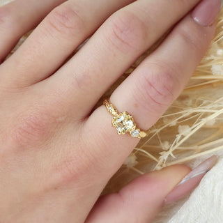 Mermaid Treasures Yellow Sapphire Ring