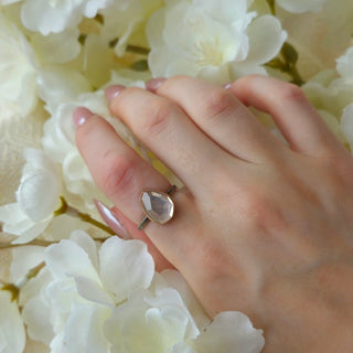Rose Quartz Statement Ring