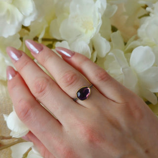 Amethyst Statement Ring