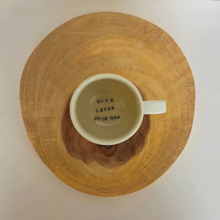 Live Laugh F**k Off Tiny Heart Mug