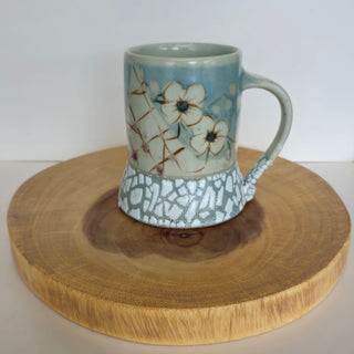 Light Floral Mug- 17