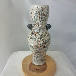 Tall Botanical Vase