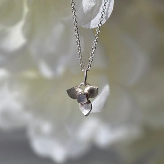 Trillium Moonstone Necklace