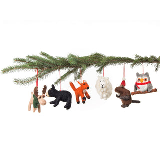 Felt Friends Christmas Wool Ornaments – Animals