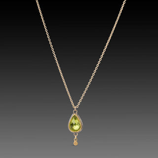 Sparkly Peridot Necklace