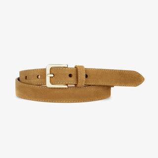 Millie Suede Belt - Cognac