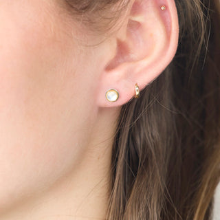 Rosecut Moonstone Stud Earrings (Copy)