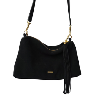 Colson Bag - Black Suede