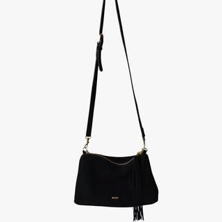 Colson Bag - Black Suede