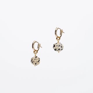 Dalmatian Nahla Hoop Earrings - Small