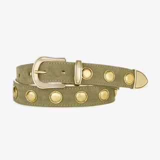 Sezim Suede Belt - Light Olive
