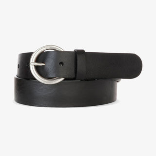 Milena Bridle Belt - Black With Silver Buckle