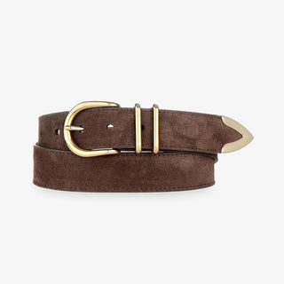 Fayla Suede Belt - Castoro