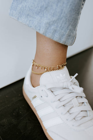 Gold Filled Celestial Charm Anklet