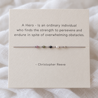 " A Hero" Bracelet - Tourmaline