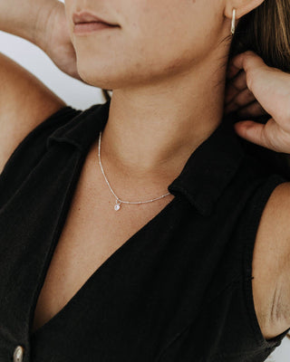 A Little Love Sterling Silver Tiny Heart Necklace