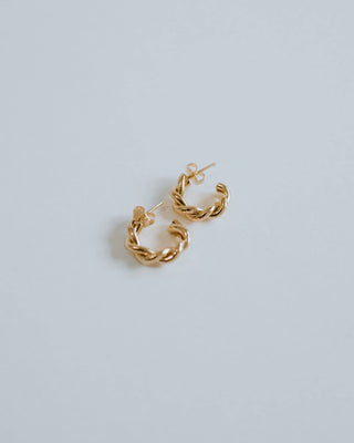 Gold Filled Mini Twist Hoops