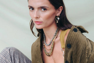 Dalmatian Jasper Marlow Necklace