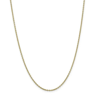 Yellow Gold Open Cable Chain