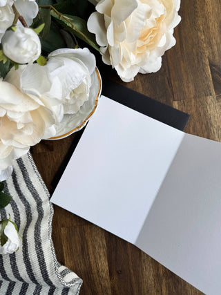 Rose Embossed Greeting Card