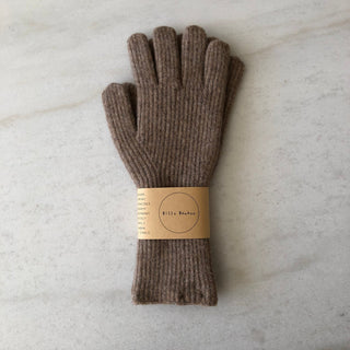 Fuzzy Wool Screen Touch Gloves- Mushroom