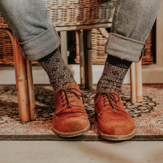 Nordic Socks Merino Wool in PERFORM™ -Ulf - Denim