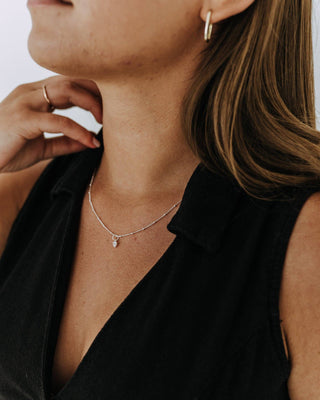 A Little Love Sterling Silver Tiny Heart Necklace
