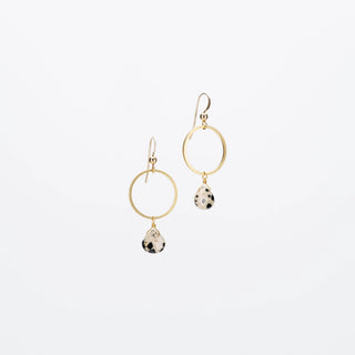 FW25 Dalmatian Jasper Rhea Earrings