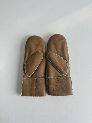 Shearling Mittens - Cookies