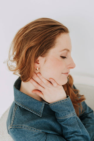 Rosie Teardrop Hoops Gold Filled